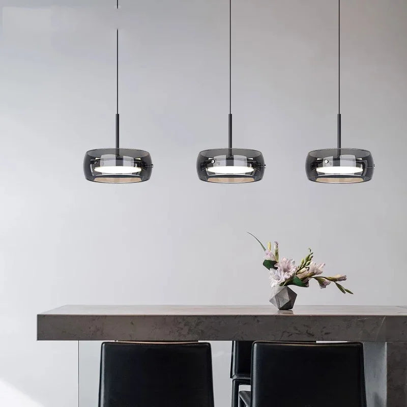 lustre à led pour décoration intérieure moderne et élégante - vue 3 sur 10
