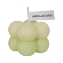 bougie parfumée cube en cire de soja pour décoration moderne