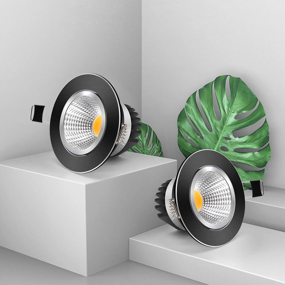 spot led encastrable à intensité réglable avec technologie cob - vue 3 sur 8