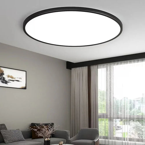 Plafonnier LED lustre de plafond moderne 48W 36W 24W plafonnier lumières pour chambre cuisine salle de bain salle à manger éclairage