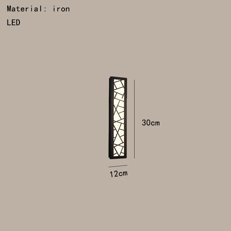 applique murale led style chinois lumière chaude pour intérieur élégant - vue 9 sur 11