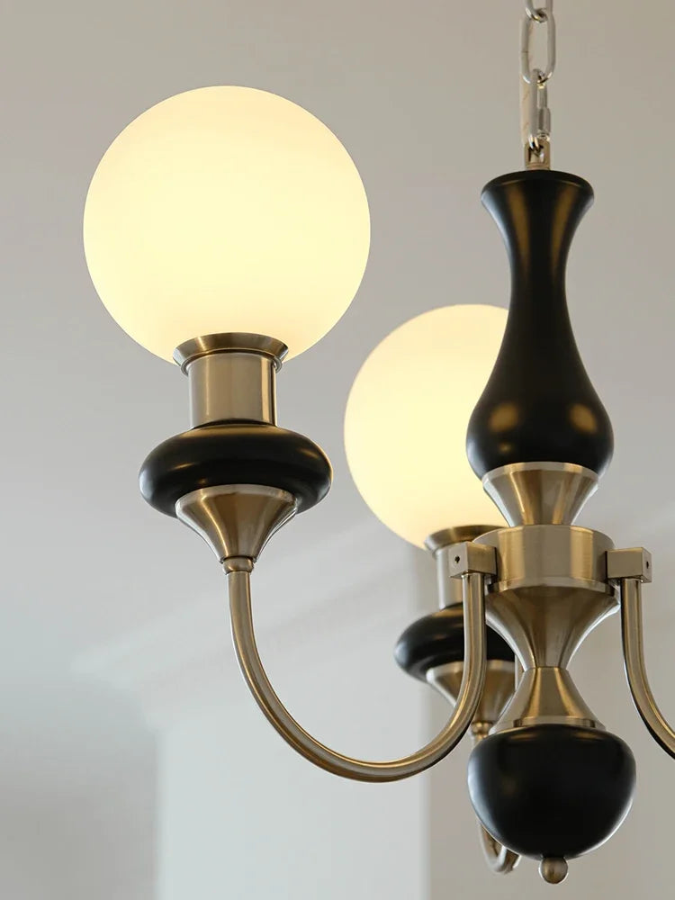 lustre médiéval en verre pour décoration intérieure élégante - vue 6 sur 11