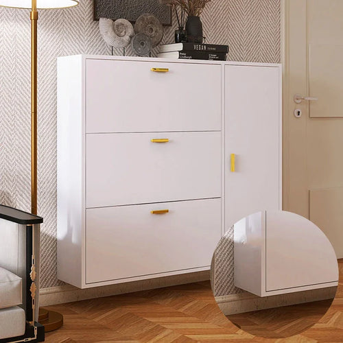 meuble à chaussures ouvert pour un rangement esthétique et pratique - vue 6 sur 8