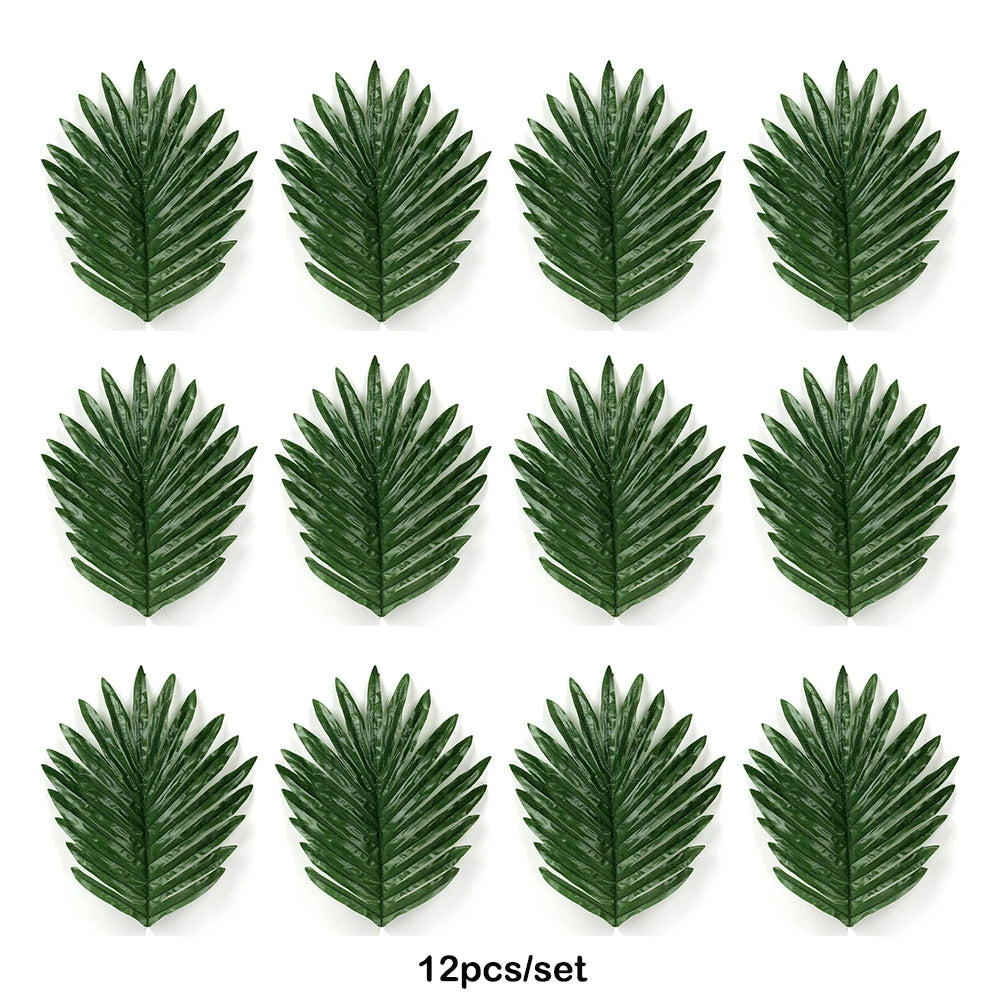 décorations de palmier tropical pour fête hawaïenne et safari - vue 14 sur 19