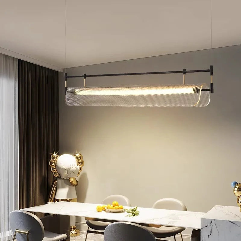 suspension rétro en verre pour décoration intérieure moderne - vue 3 sur 18