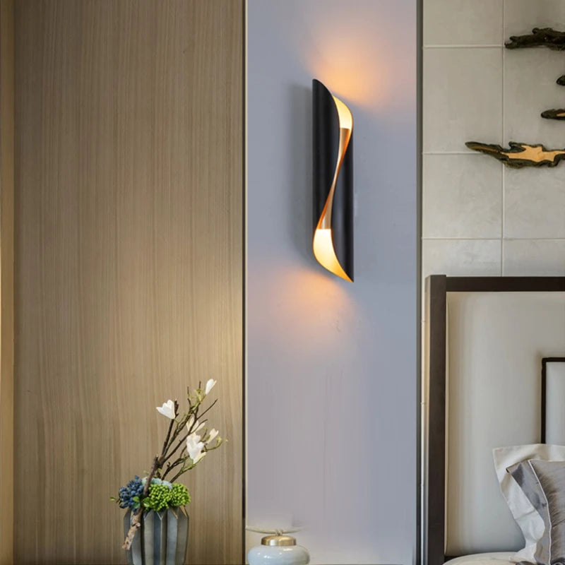 applique murale led moderne luxe nordique déco intérieur salon chambre restaurant salle manger cuisine - vue 7 sur 12