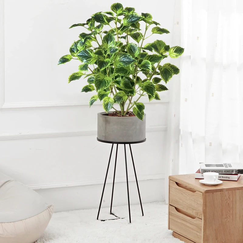 plantes artificielles d'eucalyptus et menthe tropicale pour décoration intérieur