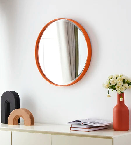 miroirs décoratifs ronds adhésifs pour salle de bain et décoration murale - vue 11 sur 11