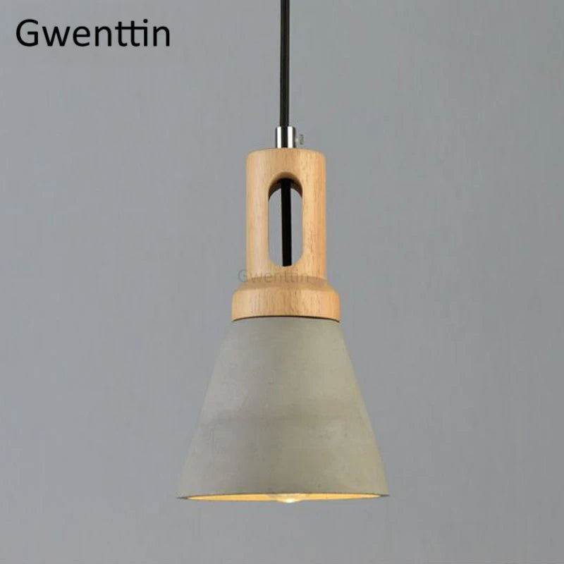 suspension vintage en ciment pour décoration intérieure moderne