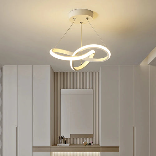 lustre led design créatif simple pour décoration intérieure moderne - vue 2 sur 9