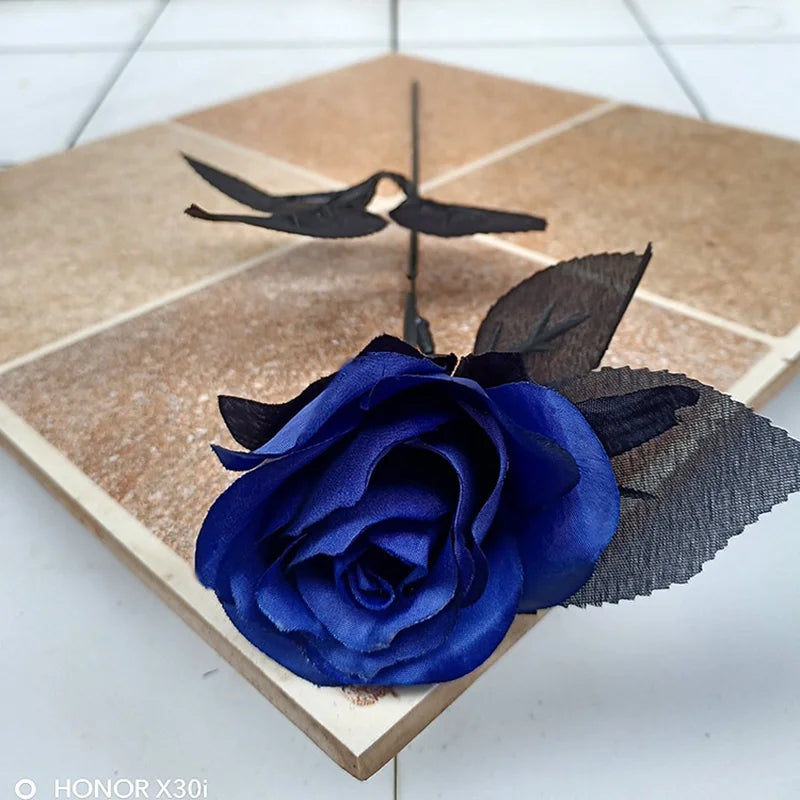 lot de 5 bouquets de fleurs artificielles pour décoration festive et maison - vue 9 sur 18