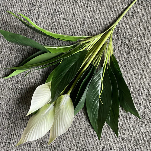 plantes artificielles tropicales monstera anthurium pour décoration intérieure - vue 13 sur 12