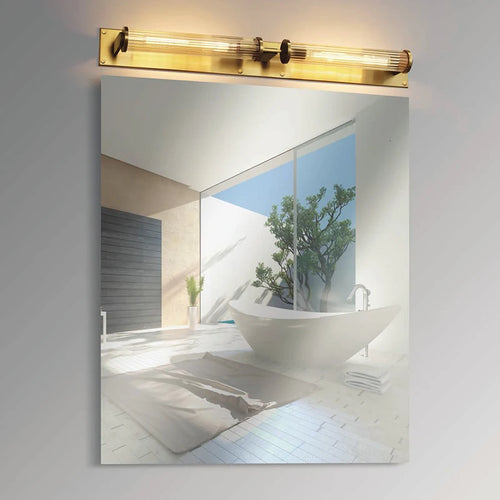 applique murale led minimaliste de luxe post-moderne en cuivre - vue 4 sur 7