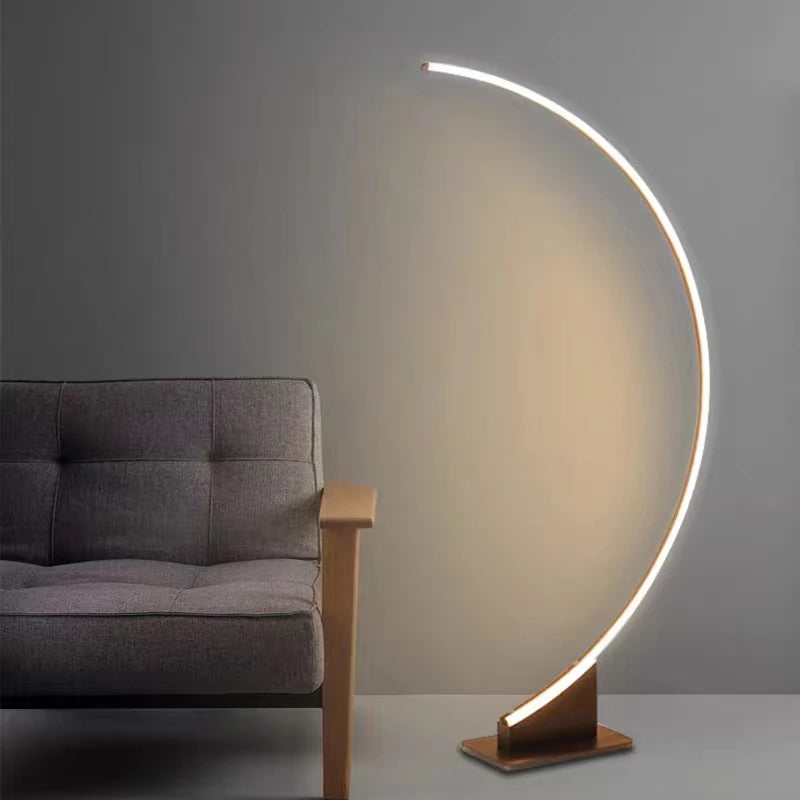 Lampadaire Led en forme d'arc nordique - vue 5 sur 8