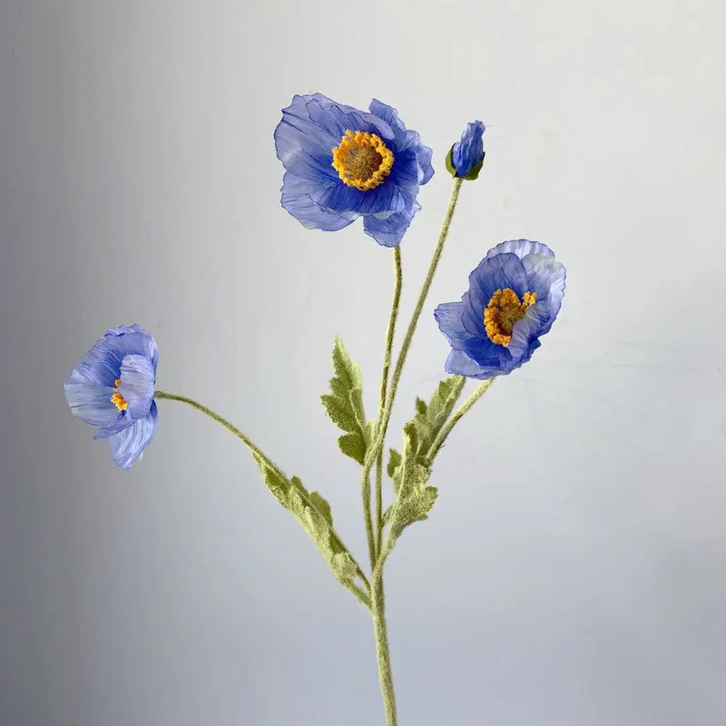 bouquet de fleurs artificielles pavot pour décoration maison jardin fête
