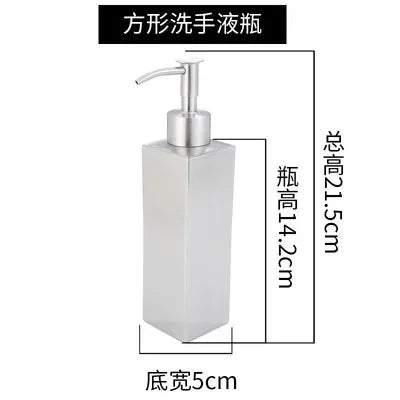 distributeur de savon en acier inoxydable pour mains et corps - vue 13 sur 14