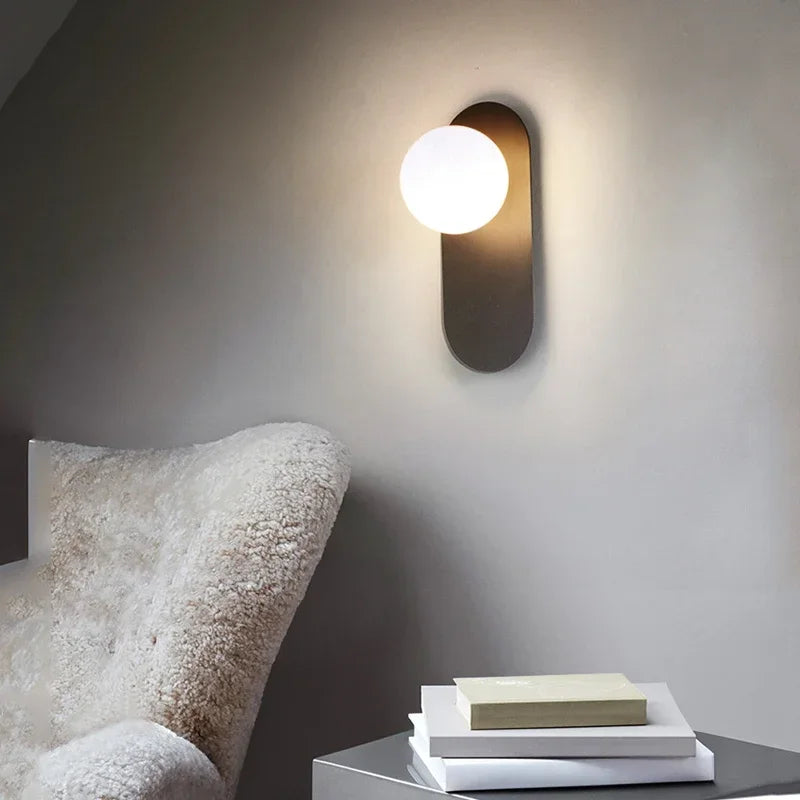lustre led moderne nordique doré noir