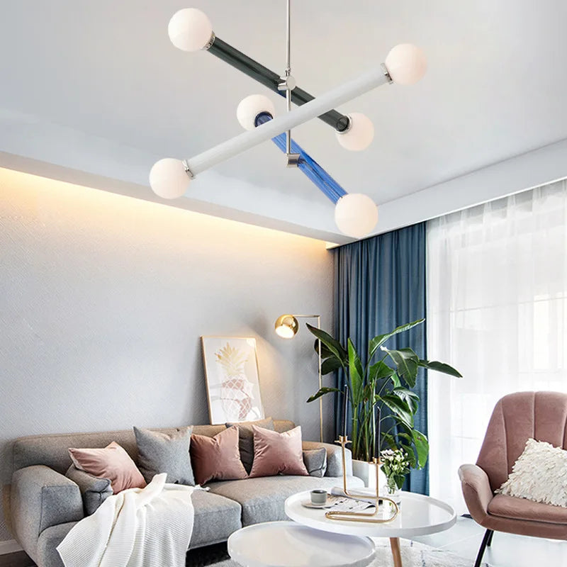 lustre art déco minimaliste pour magasin éclairage suspendu