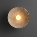 Wabi sabi applique ronde rétro Loft salon chambre chevet appliques décoration de la maison verre résine couloir allée appliques murales