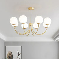 lustres modernes en verre luminaires suspendus