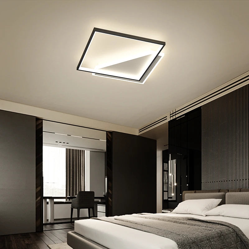 lustre led moderne simple décoration maison tondi - vue 3 sur 18