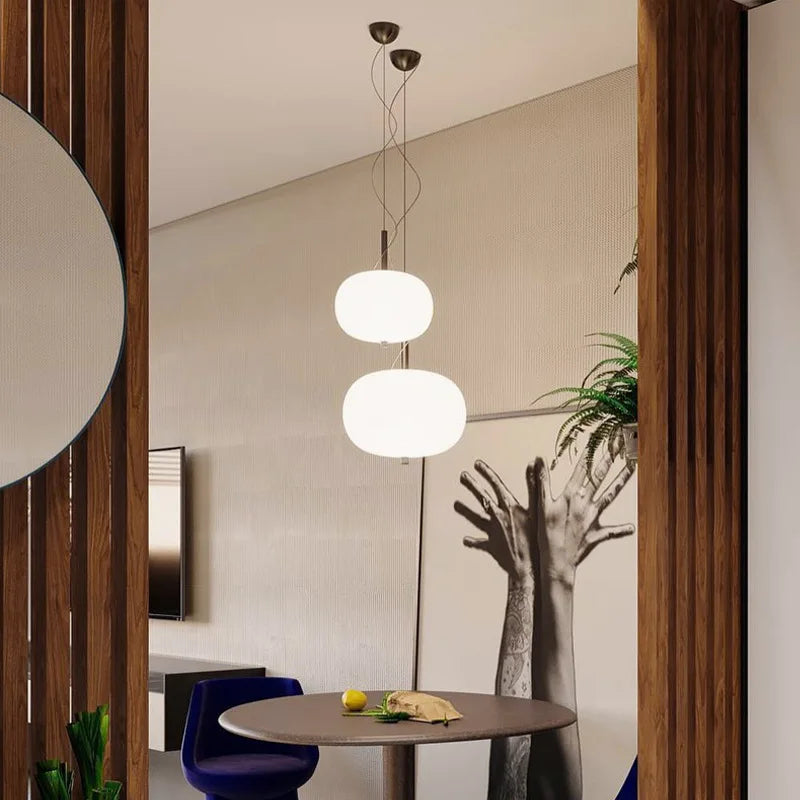 suspension design en verre pour intérieur moderne et élégant - vue 5 sur 12