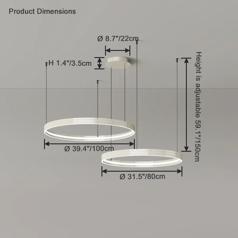 lustre moderne en métal pour éclairage intérieur élégant - vue 15 sur 16