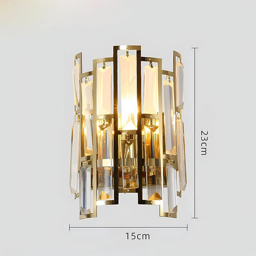 applique murale en cristal moderne pour intérieur élégant - vue 5 sur 6