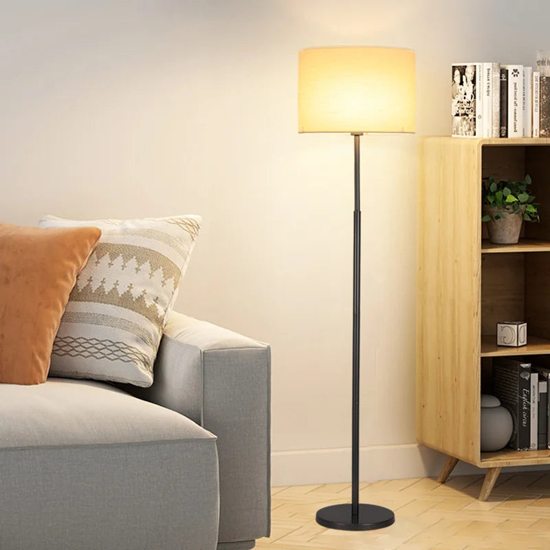 lampe de sol minimaliste de luxe avec table verticale réglable - vue 4 sur 14