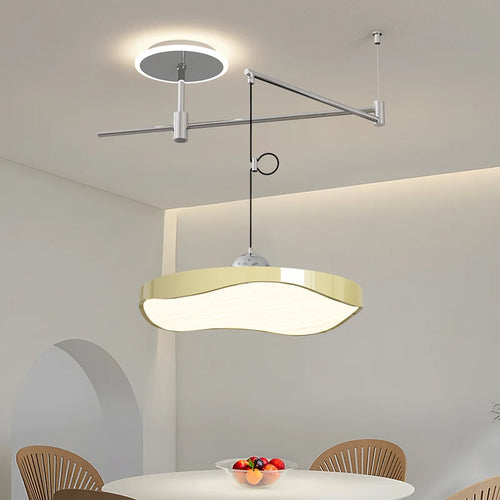 Lustre réglable salle à manger moderne LED éclairage bureau étude chambre