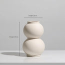 vase en céramique moderne pour fleurs séchées décoration intérieure
