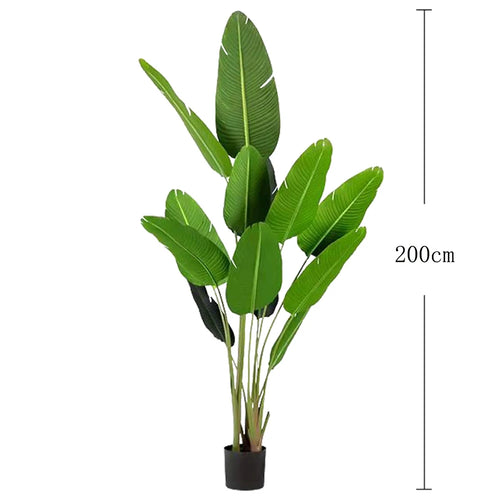 plante artificielle bananier tropicales pour décoration intérieure et bureau - vue 15 sur 14