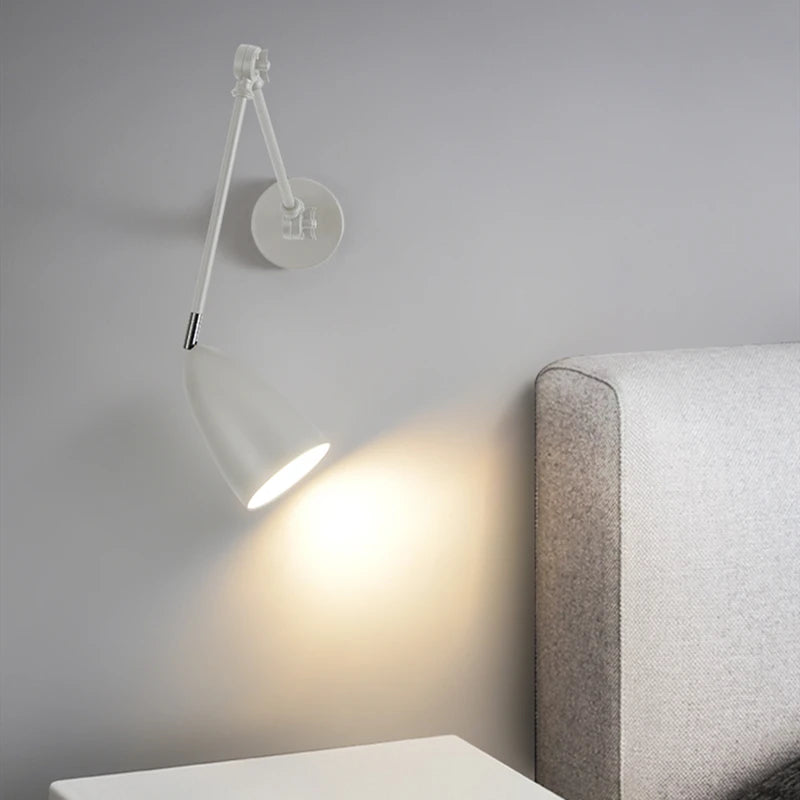 applique murale moderne nordique led en fer industriel
