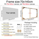 cadre mural en bois pour toiles et peintures décoratives