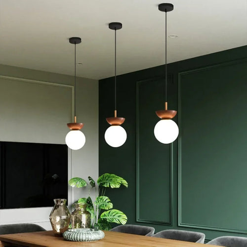 plafonnier led style japonais design nordique luminaire décoratif idéal - vue 5 sur 10