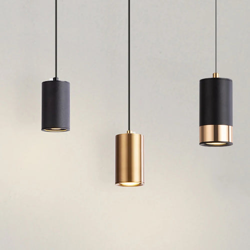 lustre moderne en or pour décoration intérieure avec lumières led - vue 2 sur 9