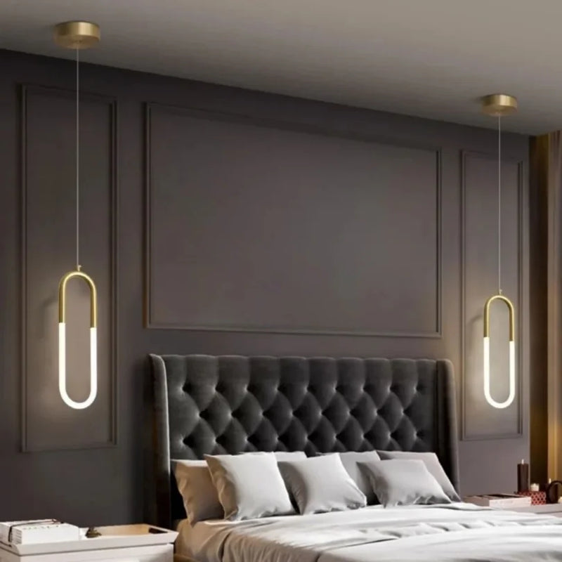 suspension design nordique moderne imperméable led décorative