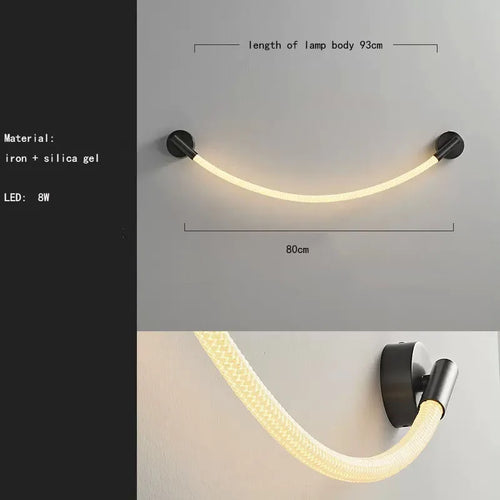 applique murale en silicone et acier inoxydable pour - vue 9 sur 10