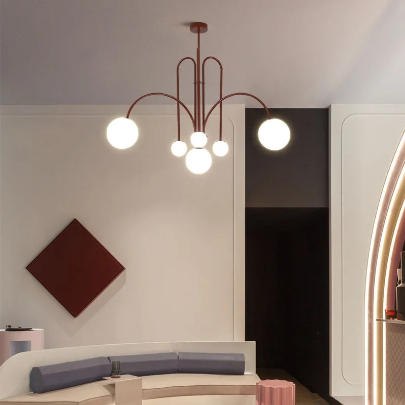 suspension led style italien pour décoration moderne et élégante - vue 5 sur 12