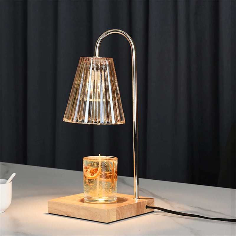 Lampe d'aromathérapie en bois