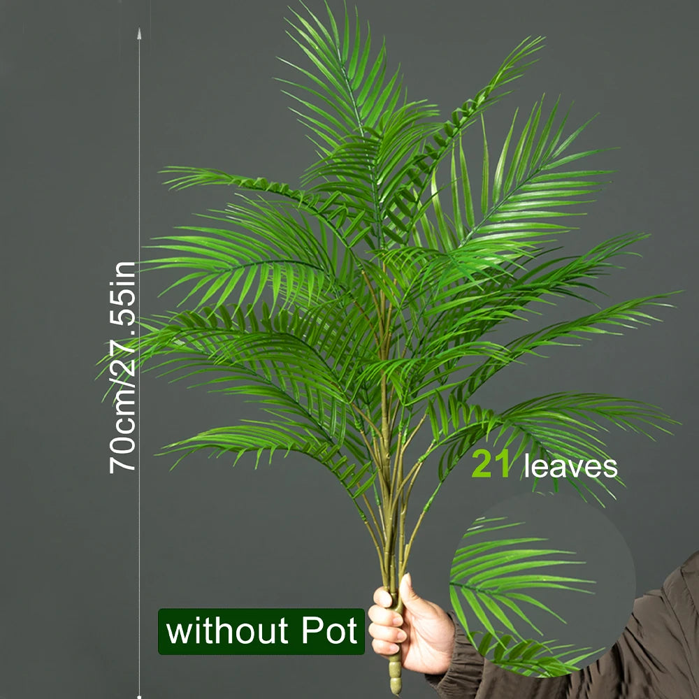plantes artificielles tropicales grand palmier pour décoration intérieure et extérieure - vue 9 sur 9