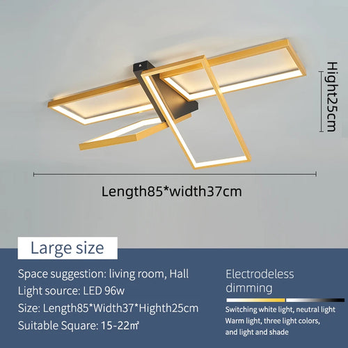 plafonnier à led moderne pour décoration intérieure élégante - vue 11 sur 10