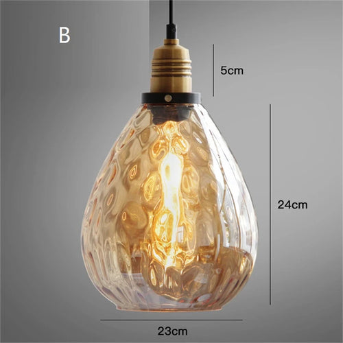 suspension modernes en verre pour éclairage de plafond - vue 11 sur 10