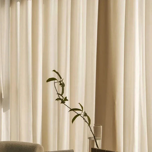 Voilage rideau translucide texturé pour salon et porte