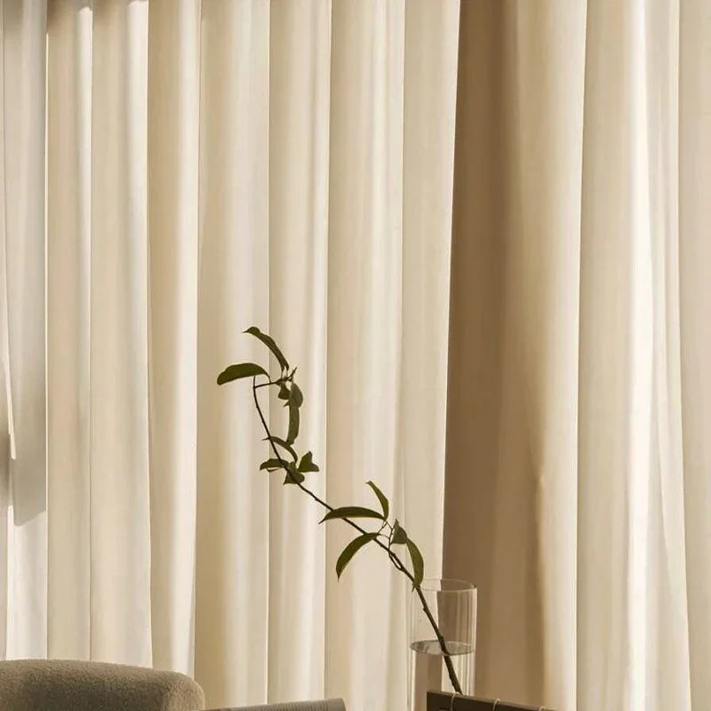 Voilage rideau translucide texturé pour salon et porte - vue 5 sur 9