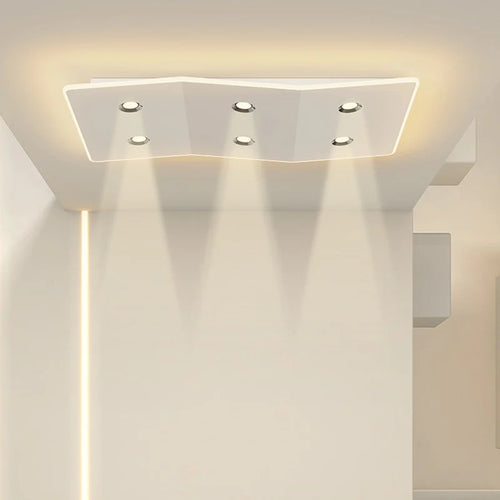 Plafonnier led moderne pour décor maison luminaire allée balcon
