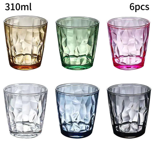 Verres à vin incassables acrylique réutilisables buffet fêtes