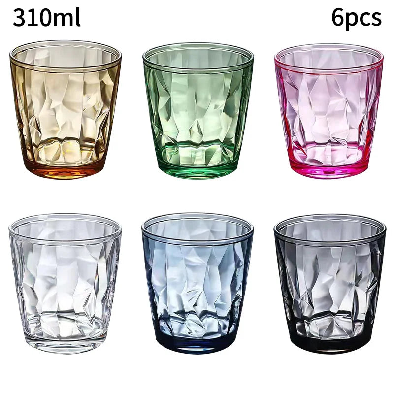 Verres à vin incassables acrylique réutilisables buffet fêtes - vue 15 sur 22