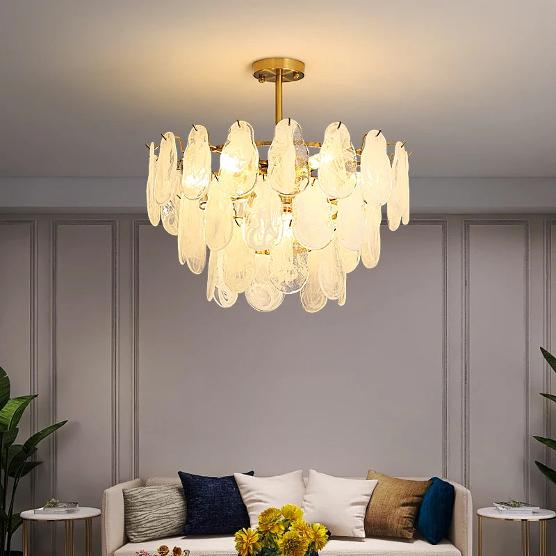 suspension rétro en verre moderne pour décoration intérieure 2024 - vue 2 sur 11