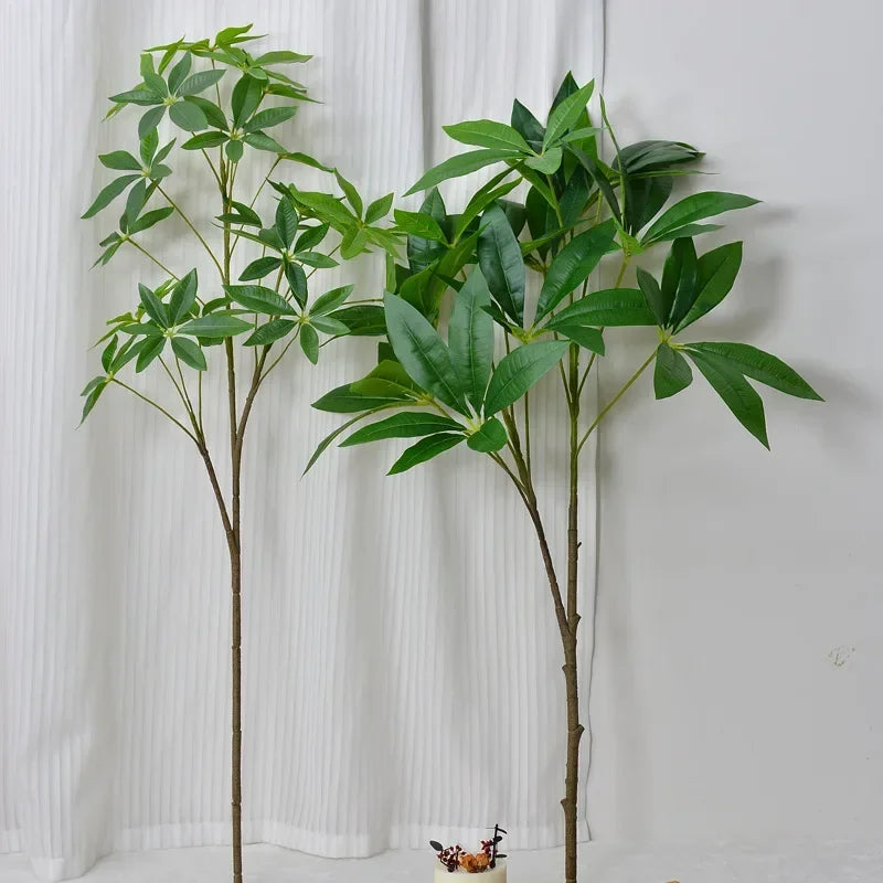 plantes artificielles décoration arbre de fortune feuillage vert - vue 4 sur 8